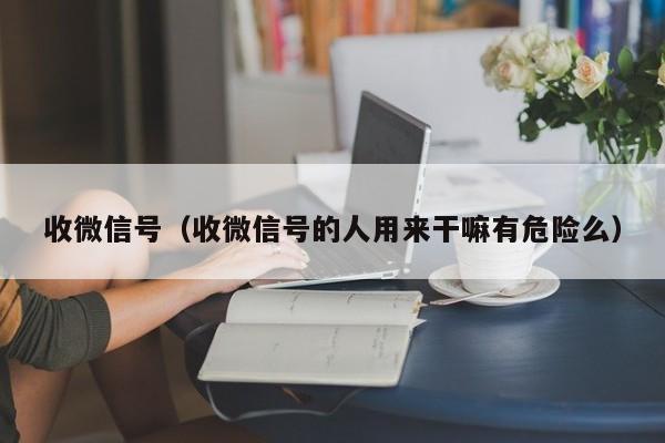 收微信号（收微信号的人用来干嘛有危险么）