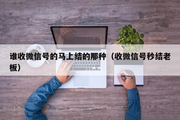 谁收微信号的马上结的那种（收微信号秒结老板）