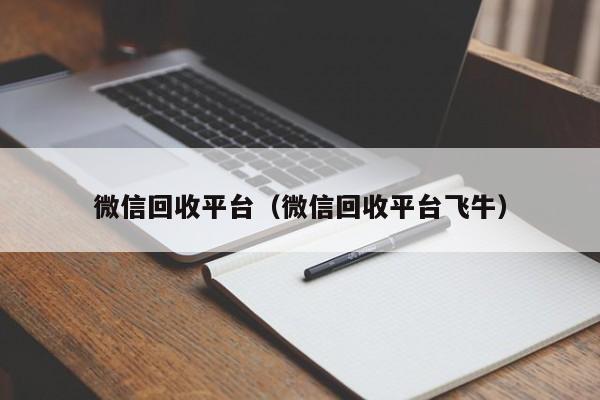 微信回收平台（微信回收平台飞牛）